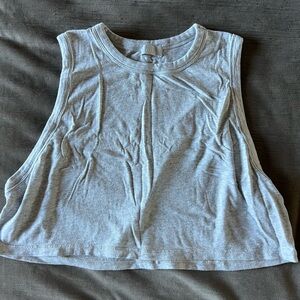 SKIMS Light Gray Muscle Tee